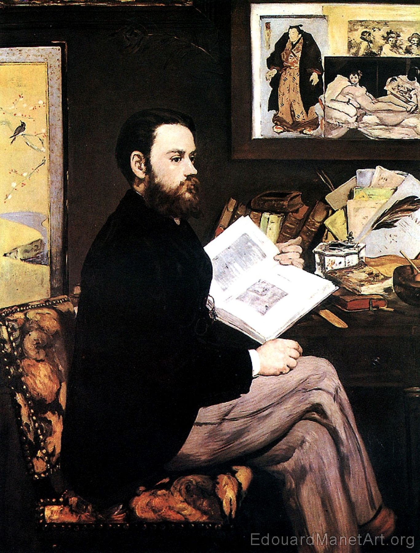Portrait of Emile Zola II